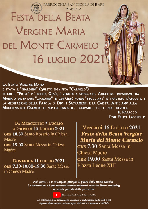 Madonna del Carmine 2021